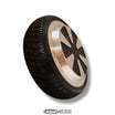 Hoverboard reservedels motorhus 6,5 tommer | Inkl. solid gummidæk & fælg | UDEN bagdæksel | DIY & reparation
