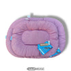 Hundeseng pink (bæredygtig) – 60x46cm / 80x50cm til små hunde | Genanvendt og vaskbar | Fremstillet i Italien