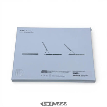 Silbernes iPad Pro 11-Zoll Smart Keyboard Folio Verpackung, AZERTY-Layout