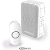 Honeywell Home DC311N trådløs dørklokke - bærbar og batteridrevet | Hvid | Højt og klart