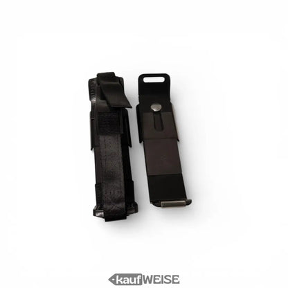 Schwarzer taktischer Tourniquet mit verstellbarem Gurt und Metall-Schnalle