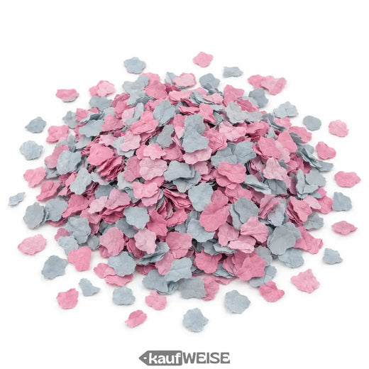 Babyshower-konfetti – lyserødt, lyseblåt eller mix