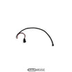 Ladestik med kabel til hoverboard / el-løbehjul | Rundt DC-stik, 3-pin stik med 2 tilsluttede kontakter | 44 cm