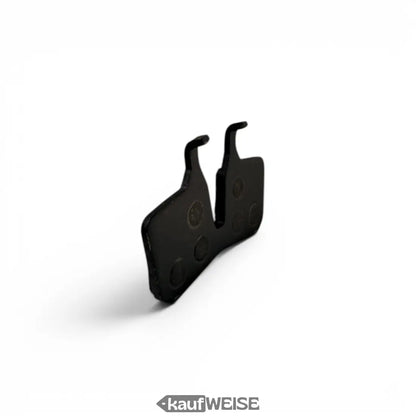 Magura 9.p organische schwarze bremsbeläge mit matter oberfläche und zwei gebogenen montagetabs für mt5 und mt7