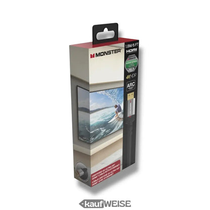 Monster Essentials HDMI-Kabel 1,8m Verpackung für 4K Ultra HD ansehen