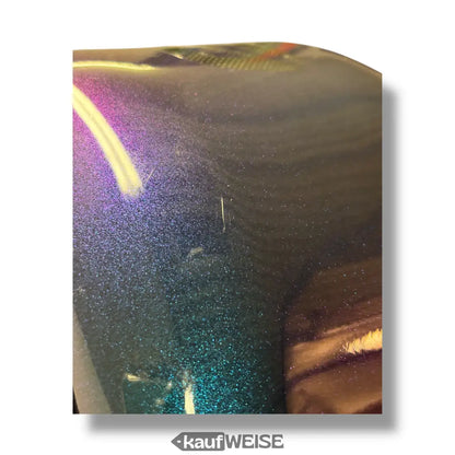 Blaues Glitzer-Sequin Clutch mit Goldkette und Galaxy-Schutzblech für Onewheel XR