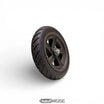 Original Segway-Ninebot Forgaffel Sæt (F-Serie) | Inkl. 9" Flat Free Dæk & Fælg | Punkteringsfri | F20 F30 F40