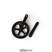Prowheel kranksæt (170mm) til Knaap AMS & RTD | Koldsmødet | Aluminium krankarme | Sort