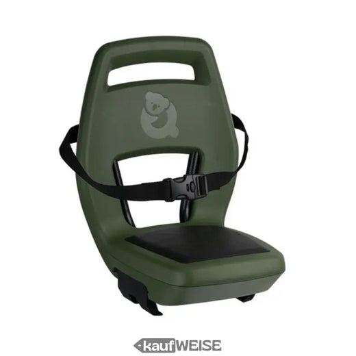 Qibbel Junior børnecykelsæde - armygrøn, 35 kg (ny original emballage)