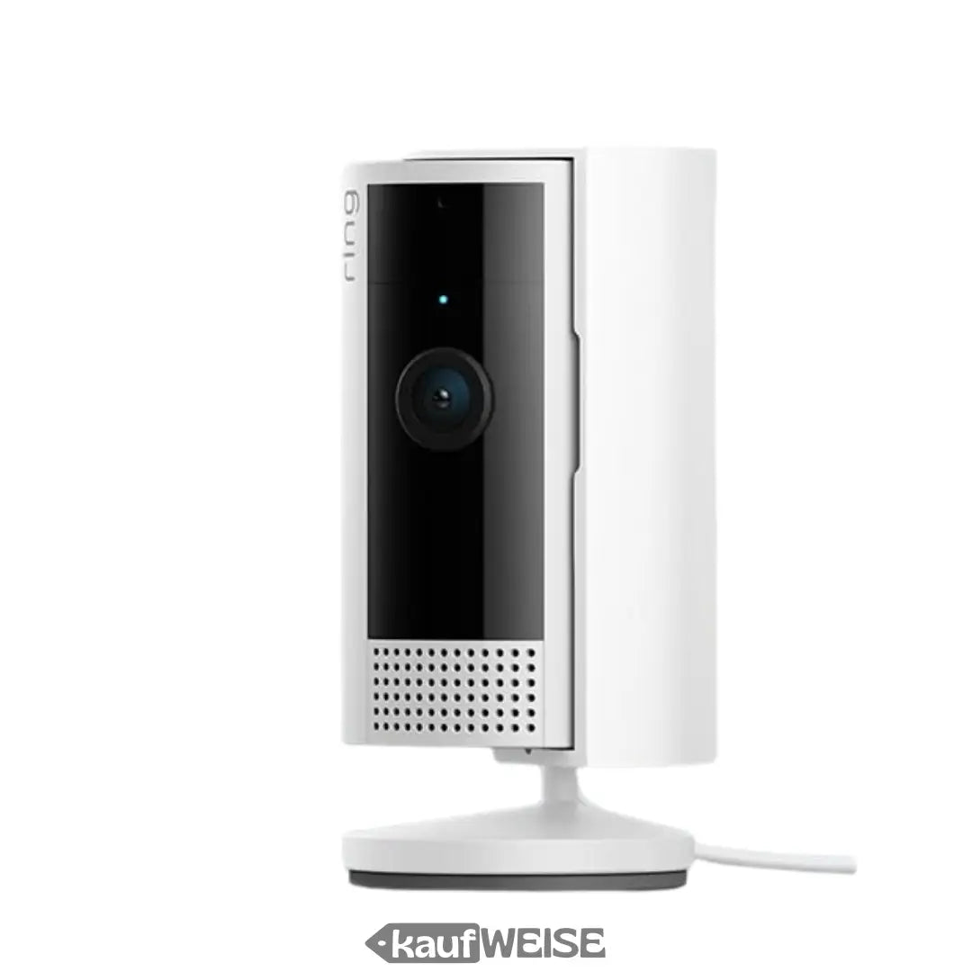 Weiße Ring Indoor Kamera 2. Gen HD-Sicherheitskamera mit schwarzem Objektiv