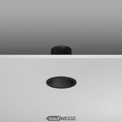 RZB Levido LED-indbygningsspot (drejelig) | IP44 & CRI90 | 3000K Dæmpbar | Sort
