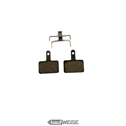 Urban armor bremsbeläge 31 x 35 mm schwarz und silber mit metallischer rückplatte für scheibenbremsen set