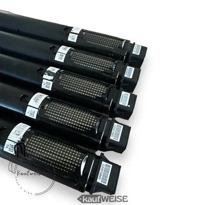 Schwarze zylindrische Objekte mit Perforationen für VanMoof S3 Smart Cartridge