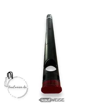 Black and red Wine-Aerator neben VanMoof S3 Smart Cartridge für E-Bike Ortung