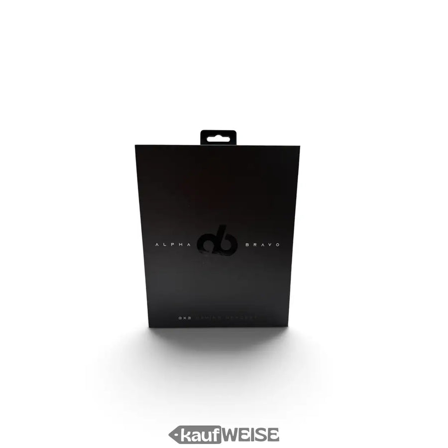 Veho Alpha Bravo GX3 Gaming-Headset, Verpackung Frontansicht mit Markenlogo