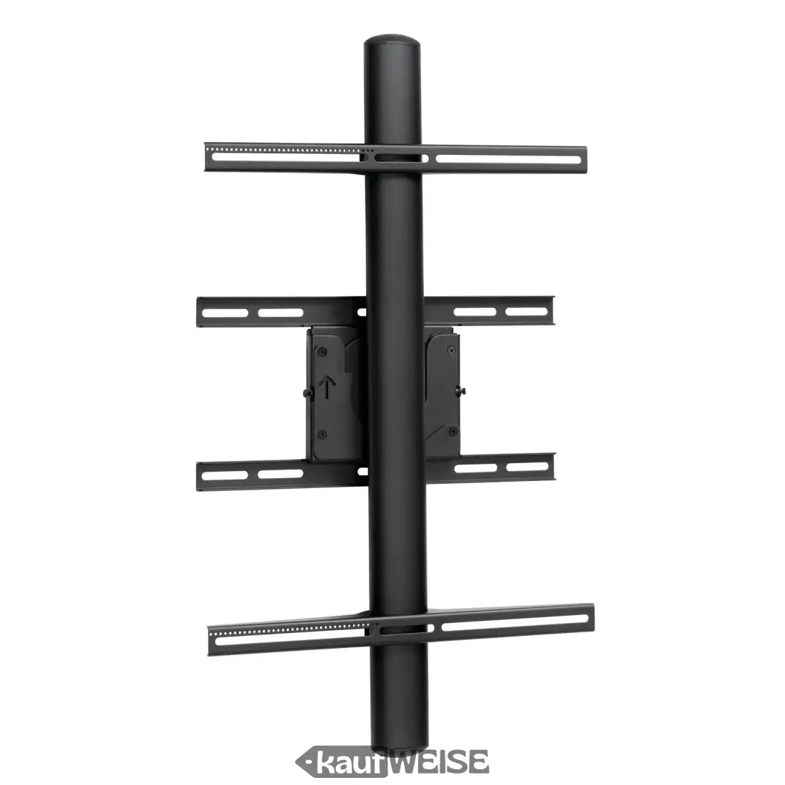 Black metal tv wandhalterung vogel’s pfw 6858 mit verstellbaren armen und zentrale pole für 37-65 zoll displays