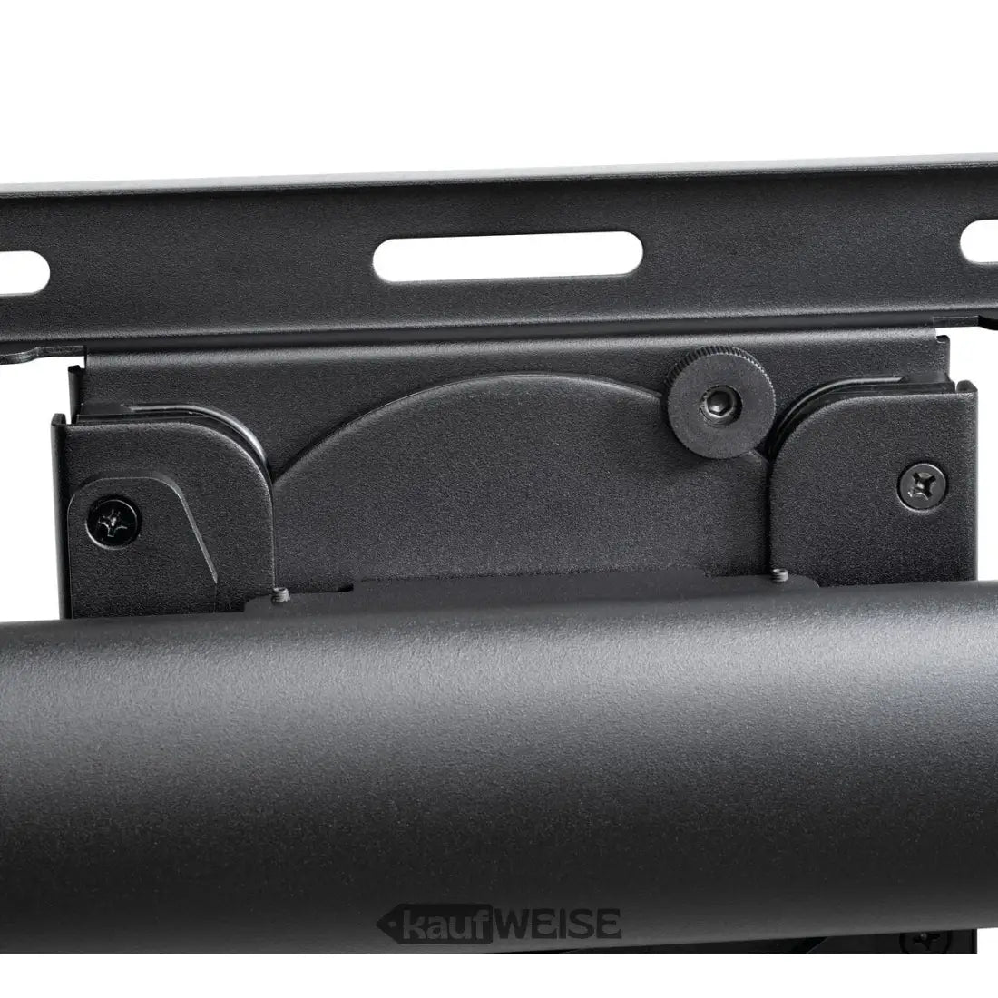 Schwarze matte vogel’s pfw 6858 wandhalterung aus metall mit verstellbaren armen und schrauben für 37-65 zoll displays