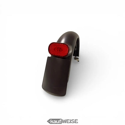 Schwarzes Xiaomi Mi Scooter Hinterradschutzblech mit rotem Reflektor